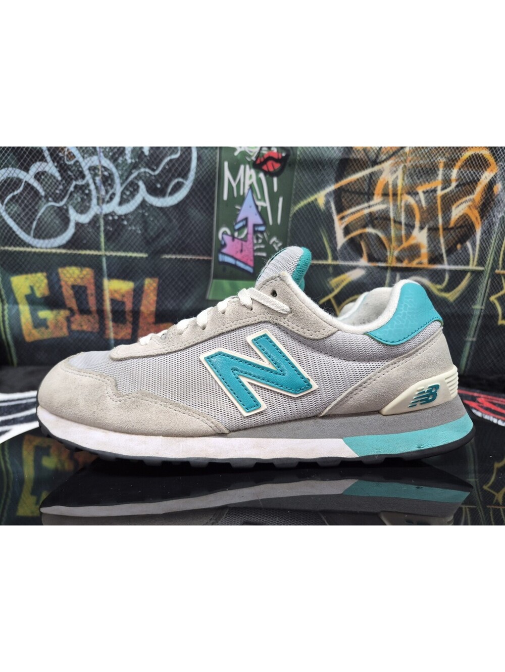 New Balance Women's 9W Or 7.5M Core 515 Classics Running Shoes Tiffany/Grey